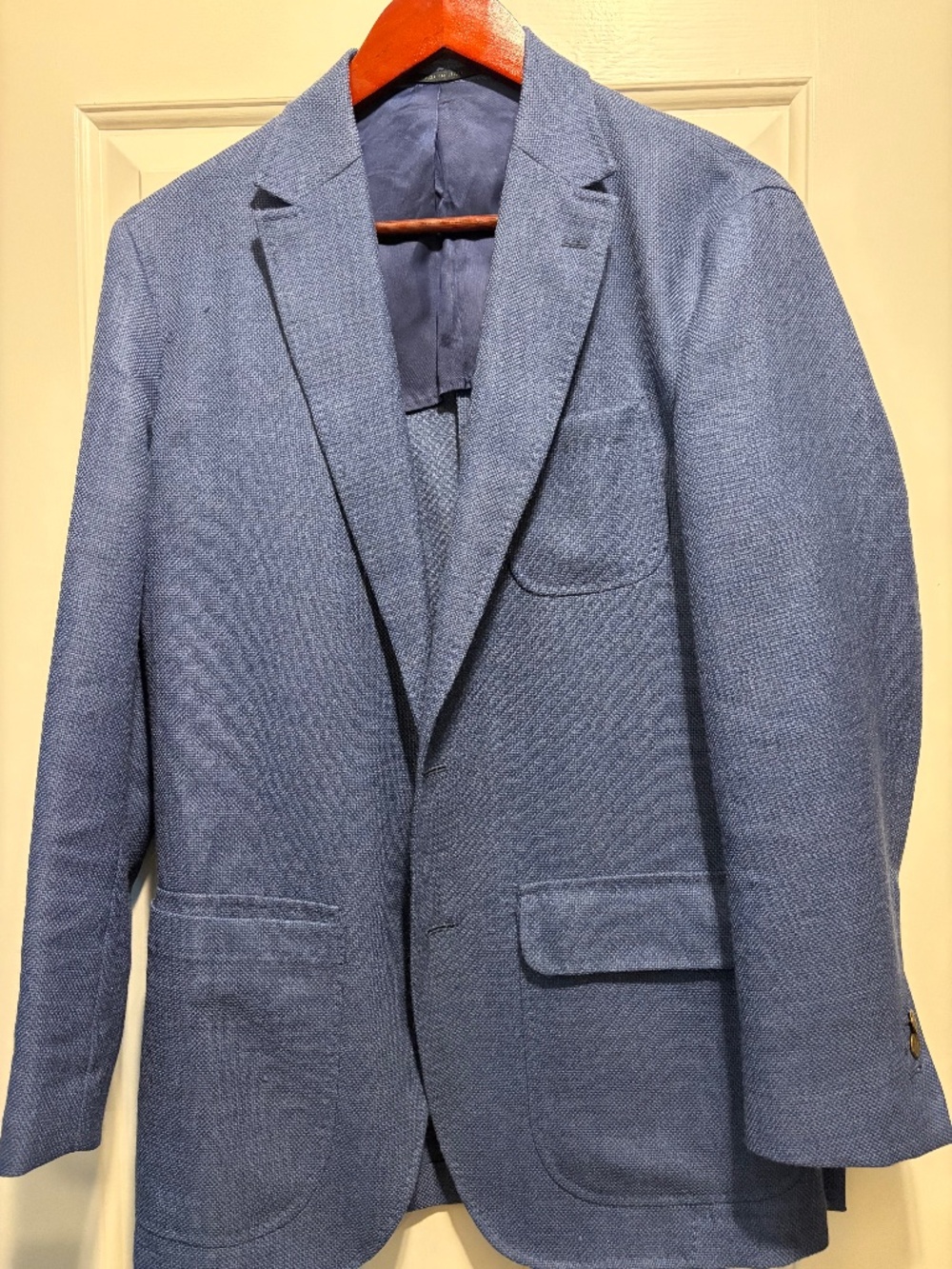 Sid Mashburn - Ghost Blazer - Dusty Blue Hopsack - IT48R
